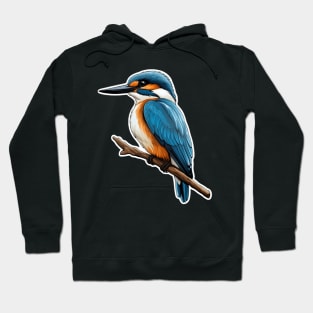 Blue Bird's Haven - Captivating Nature and Bird Design Hoodie